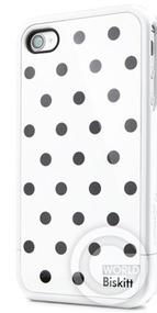 Чехол SGP Case Llinear Biskitt Series для iPhone 4/4S, White