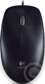 Компьютерная мышь Logitech B100 USB, Black 