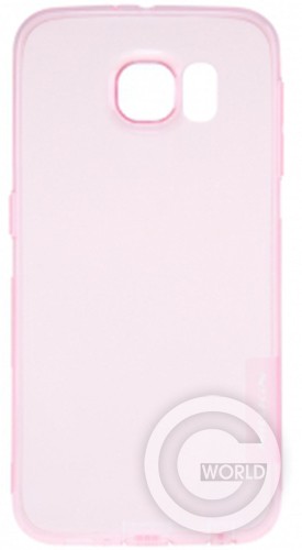 Чехол TPU  Cherry(+пленка) для Samsung S6, pink