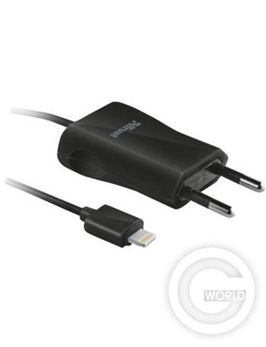 СЗУ TRUST wall charger 12W (with lightning cable) Вид 1
