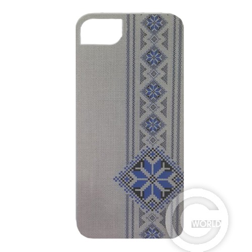 Чехол WOW case Vyshivanka для iPhone 5/5s Blue