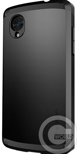 Чехол SGP Nexus 5 Case Slim Armor Series Smooth Black
