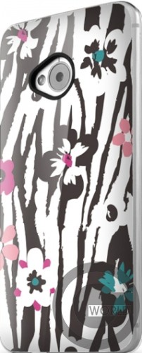 Чехол itSkins The New Phantom for HTC One Zebra Flower Вид 1