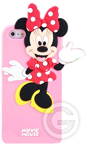 TPU case Disney Minne Mouse for 5/5s Глянец
