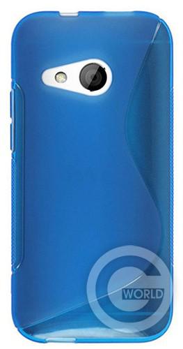 Купить чехол TPU case для HTC M8 mini blue