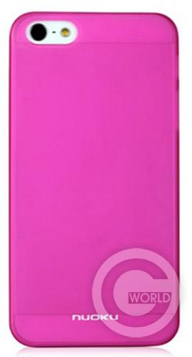 Купить чехол NUOKU Fresh для iPhone 5/5S, pink Вид 1