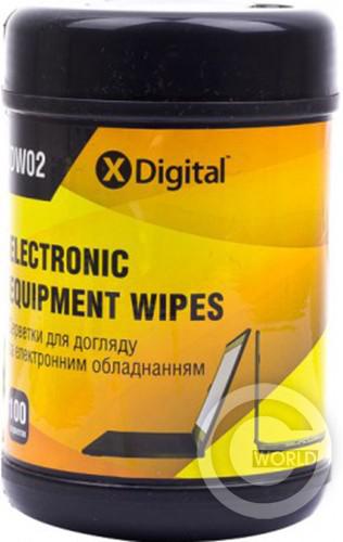 Чистящее средство X-Digital XDW02 Skreen Cleaning Wipes 100 pcs