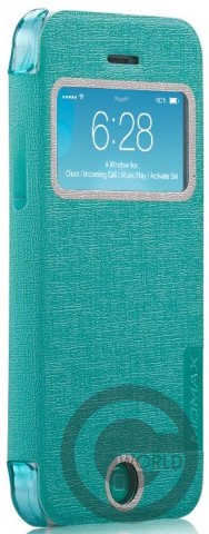 Чехол Momax Flip View case for iPhone 5C Green