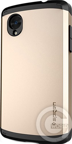 Чехол SGP Nexus 5 Case Slim Armor Series Champagne Gold 