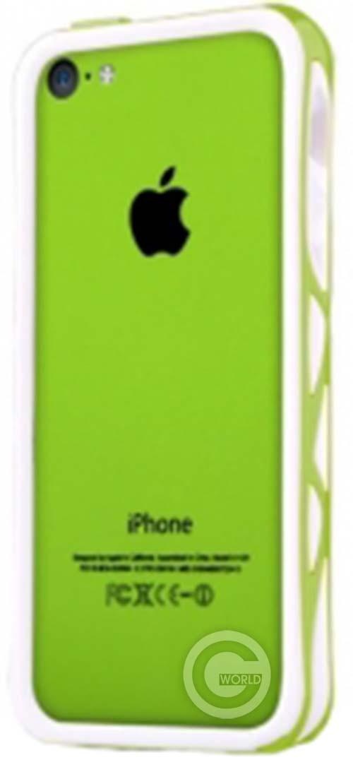 Чехол-бампер ITSKINS Venum for iPhone 5C Green/White