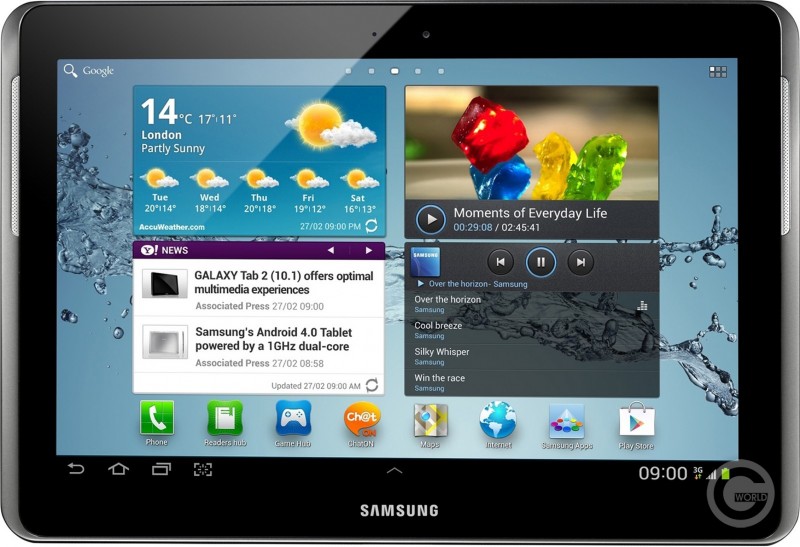 Galaxy Tab 2 10.1 P5100 16Gb Titanium Silver