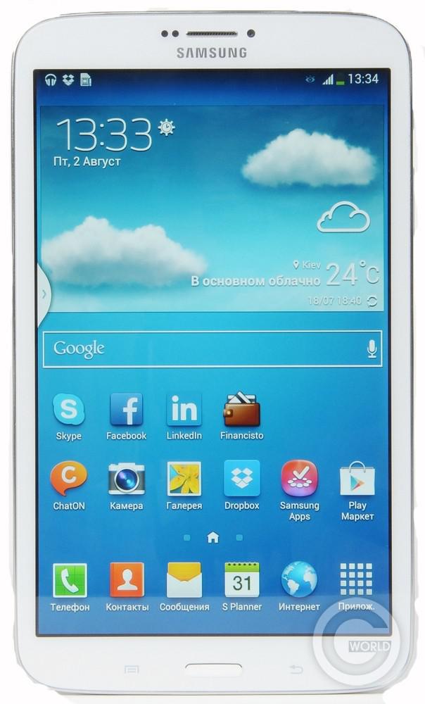 Galaxy Tab 3 8.0 SM-T311 16Gb White Вид 1