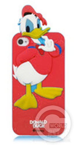 Купить чехол TPU case  Duck для iPhone 4/4s red
