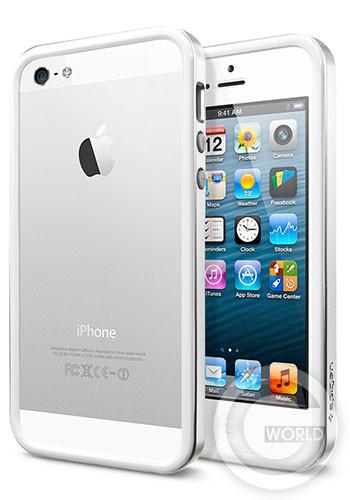 Чехол SGP iPhone 5S/5 Case Neo Hybrid EX Slim Metal Series Satin Silver